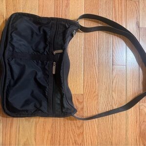 Black Men's Shoulder Bag